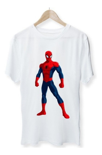 Playera Personaje Heroe Avengers Spiderman De Pie Naz