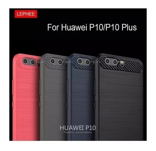 Funda Carcasa Para Huawei  P10, P10 Plus  Fibra De Carbono