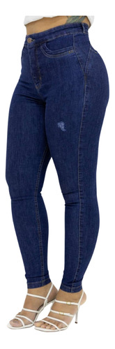 Calça Jeans Modeladora Ideal Destroyed Mamacita