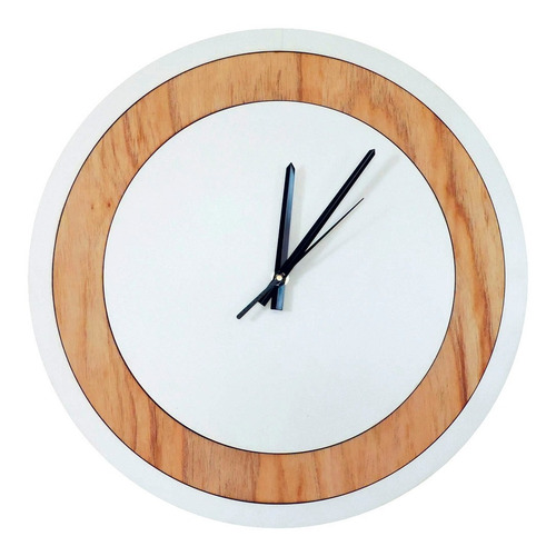 Reloj Pared 30 Cm Madera Toronto, Somos Fabricantes