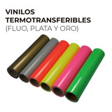 Vinilo Textil Termotransferible Fluo - 100x50 Pvc Capta