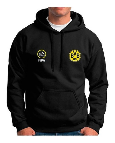 Buzo Hoodie Capota Borussia Dortmund Fifa Ea Sports Hombre