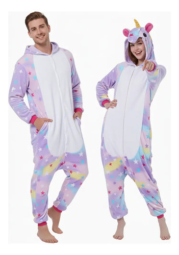Pijama Estrella Unicornio Pijama Adulto Mono Pijamas Mujer