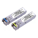 Minigbic Sfp 20kms Compatible Ubiquiti Mikrotik 1 Pelo A+b