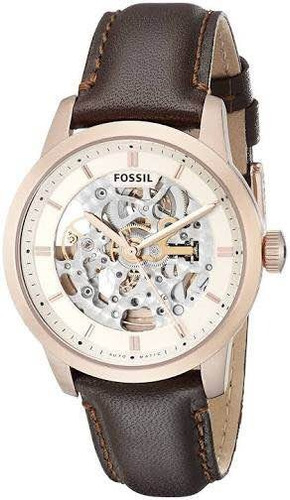 Relógio Fóssil Skeleton Automatic Me3078