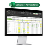 Planilha Excel De Cotação C/ Indicador De Menor Preço