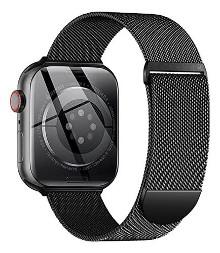 Malla Para Apple Watch 44mm 45mm 42mm Acero Inoxidable 