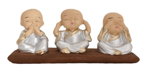 Trio Buda Bebê Prata Cego, Surdo E Mudo