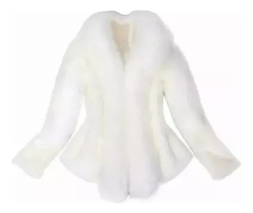 Chaqueta De Terciopelo En Blanco Elegante Para Mujeres 2024