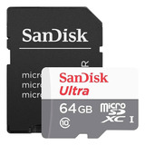 Sandisk Ultra Microsd Uhs-i 64gb Class10 Memory Card 100mb/s