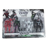 Muñecos Articulados Carnage Venom Iron Spider Set X 4