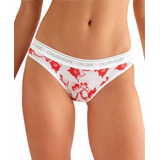 Pantie Calvin Klein One Floral Blanco/rojo 100% Nuevo 