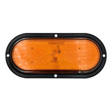 Plafon  Para Camion Ova 66 Leds Ultraslim Estrobo Amriilo