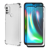 Capa Capinha Case + Pelicula 3d Para Moto G10 G20 G30