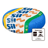 Fio Flexivel Sil 10mm 750v Rolo 100m Azul