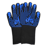 1 Par De Guantes De Horno Azul