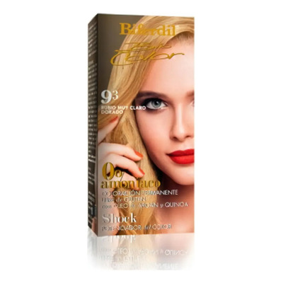 Tintura Biferdil Biocolor 0% Amoniaco Libre De Gluten Nº9.3 Tono Nº9.3 Rubio Muy Claro Dorado | MercadoLibre