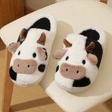 Bonitas Pantuflas De Vaca Esponjosas, Kawaii, Esponjosas, Cá