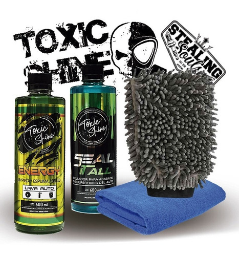 Toxic Shine | Kit Combo Lavado | Básico #27 | Shampoo + Cera