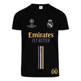 Playera Adulto Real Madrid Personalizada Con Nombre Y Numero