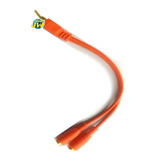 Bifurcador Rca 2 Hembra 1 Macho Enchapado En Oro Jw