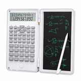 Calculadora Científica Com Tablet Inteligente De 240 Funções Cor Branco