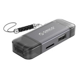 Orico - Leitor Cartões 6x1 Usb Usbc Micro Usb Tf Sd 3cr61-gy