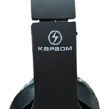 Fone De Ouvido Com Fio Headset Kapbom Ka- 863 Cor Preto 