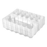 24 Cajas De Plástico Para Huevos, Transparente, A Granel, Ba