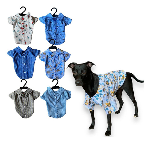 Roupa Pet Porte Grande Camisa Para Pet Verão Porte Grande Gg