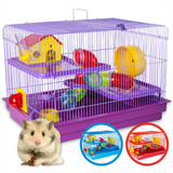 Gaiola Hamster Grande Completa 2 Andares Com Bebedouro