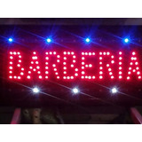 Letreros Led Luminoso Barberia 48x25cm + 20 Chips Wom