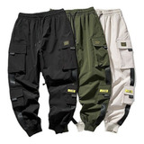 Nuevo Cargo Pantalones Hip Hop Joggers Hombre Harem