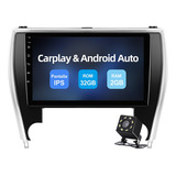 Estéreo Carplay Cámara Para Toyota Camry 2015-2017 Gps Wifi