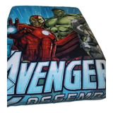 Manta Cobertor Personagem Avengers Casal Microfibra