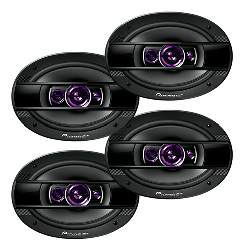 4 Alto Falante 6x9 69 Pioneer 800w Quadriaxial Ts-6960br