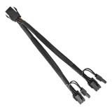Cable Splitter 8 Pin Pcie Hembra 6+2pin Con Malla