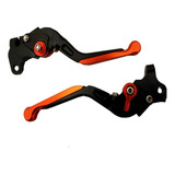 Manija Freno Clutch Para Moto Fz16 Naranja Cnc Roda