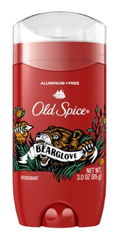 Desodorante Old Spice Bearglove Aluminum-free 85g Importado