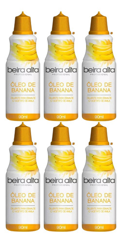 Kit 6 Óleo De Banana Beira Alta 90ml