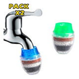 Pack X2 Kit Purificador Agua Filtro Cocina Carbono Grifo