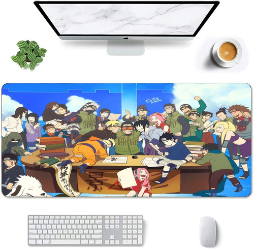 Mouse Pad Largo Anime Naruto Personajes Shipudden 30x70cm