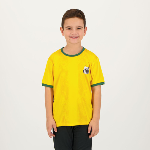 Camisa Santos Brasil Matis Juvenil Amarela