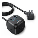 Regleta De Alimentación Anker Power Strip 20w Usb C 321