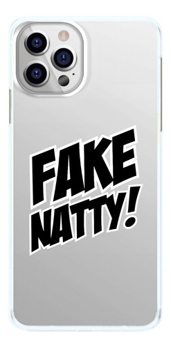 Capinha Fake Natty! Preto Fundo Transparente Capa Celular