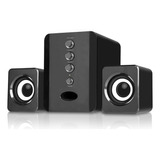 Equipamento De Áudio Phone Sound D-202 Desktop Speakers Bass