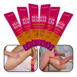 6 Gel Creme Massagem Firmador Bumbum Redutor Queima Gorduras