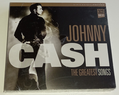 Box Johnny Cash - The Greatest Songs (3cd's/dig/lacrado)