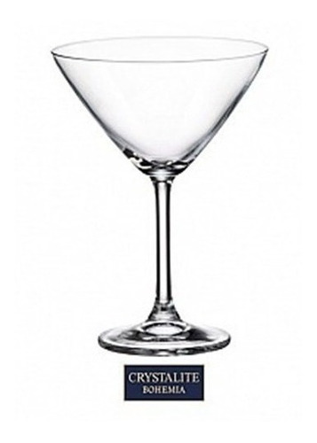 1 Copa Cristal Bohemia Colibri Martini 280 Ml Crystalite