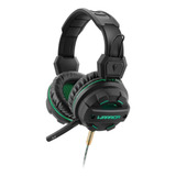 Headset Gamer Warrior Usb E P2 Com Led Verde - Ph143